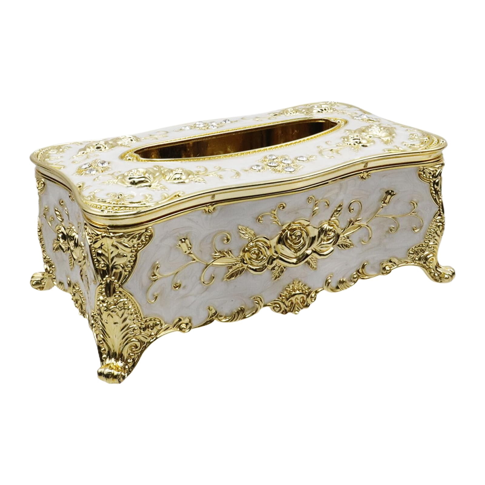 Luxurious Tissue Box with Imitation Diamonds - Walmart.com