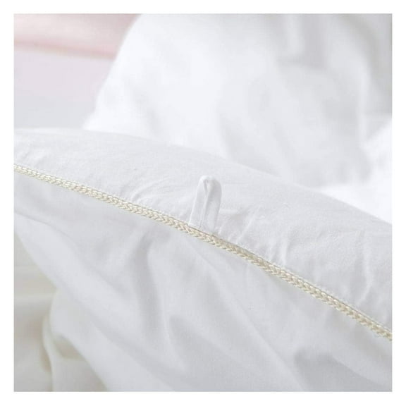 Luxurious Twin/Twin XL Size 1000 Thread Count Goose Down Comforter, 100 Percent Egyptian Cotton, 1000 TC, 750FP, 50Oz, Solid White Down Alt Comforter