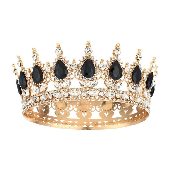 Luxurious Women's Crowns with Rhinestones Birthday Party Hairpieces Suitable for Weddings Proms and Special Occasion