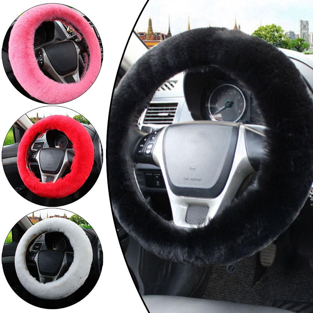 Steering Rack Wool Luxurious australia pure wool steering wheel cover, super soft & fluffy ...