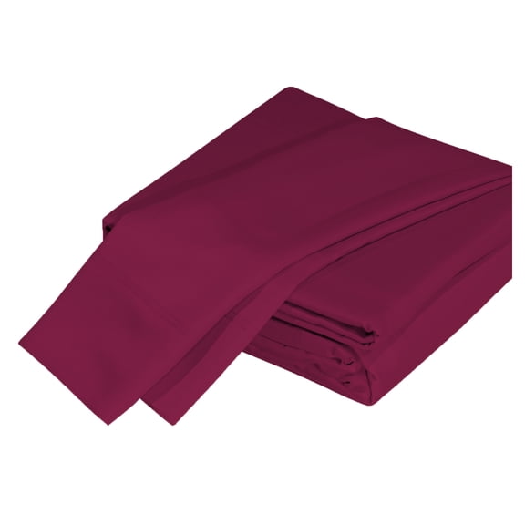 Luxuriously Soft 100% Viscose Derived from Bamboo 4-Piece sheet Set , Oeko-TEX Certified, California King - Merlot