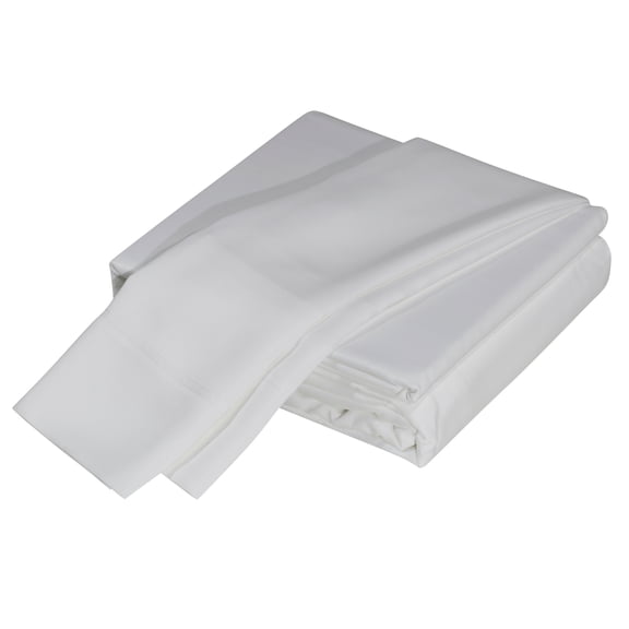 Luxuriously Soft 100% Viscose Derived from Bamboo 4-Piece sheet Set , Oeko-TEX Certified, California King - White