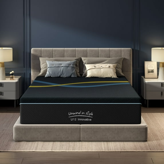 Luxury 10-Inch - Full Mattress, Gel Memory Foam Medium Firm Mattress in a Box, Removable Washable Cover, Hypoallergenic Bed Mattress, Pressure Relief, Low Motion Transfer, CertiPUR-US