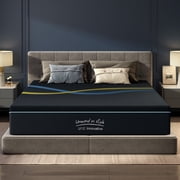 Luxury 10-Inch - Queen Mattress, Gel Memory Foam Medium Firm Mattress in a Box, Removable Washable Cover, Hypoallergenic Bed Mattress, Pressure Relief, Low Motion Transfer, CertiPUR-US