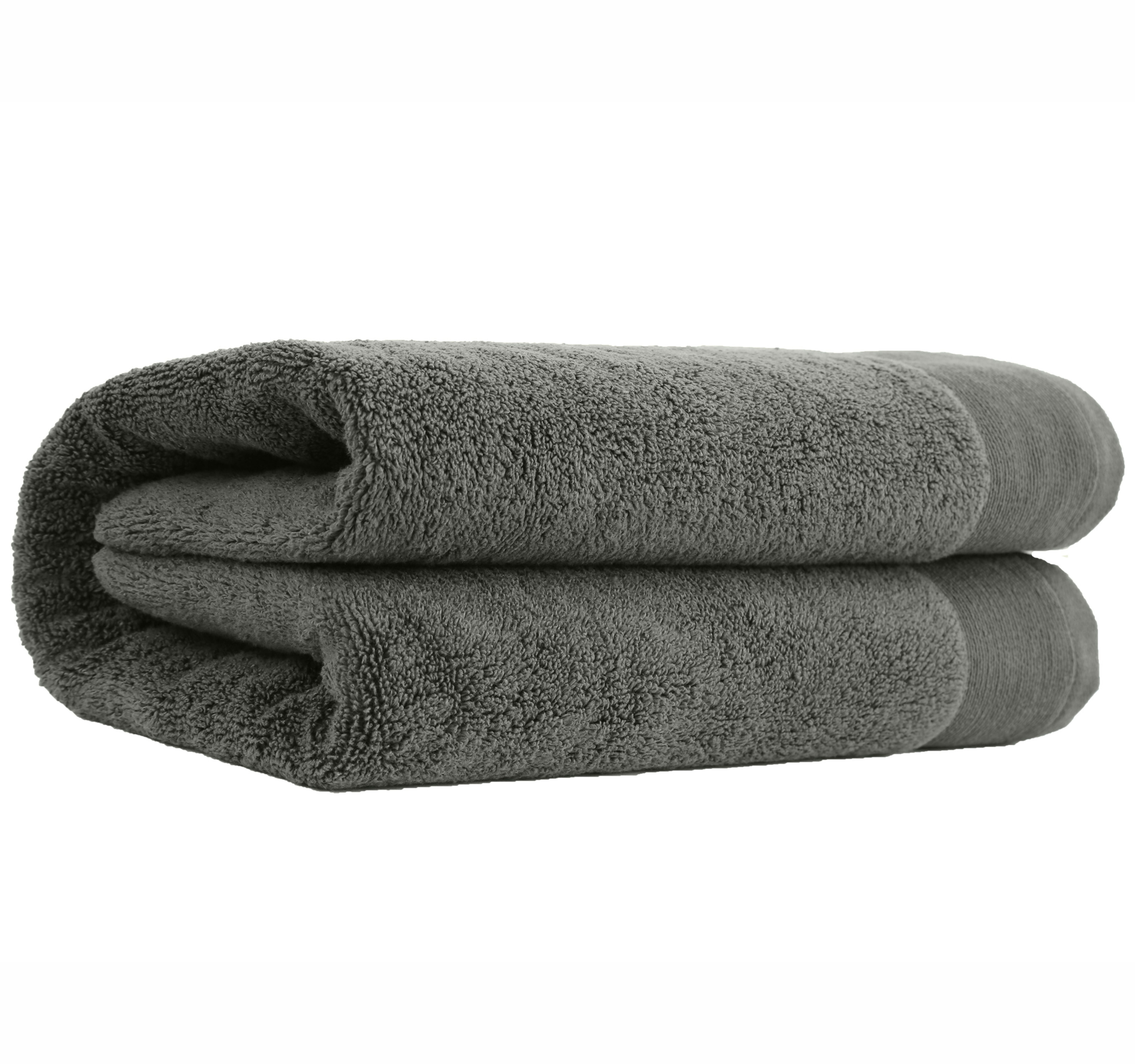 Luxury 100% Cotton Bath Sheets - Extra Large Size, Very Soft & Fluffy,  Quick Dry & Highly Absorbent, 2 Piece Hotel Quality Bathroom Towel, Ideal  for Tall/Big Body Types, Ivory - 33