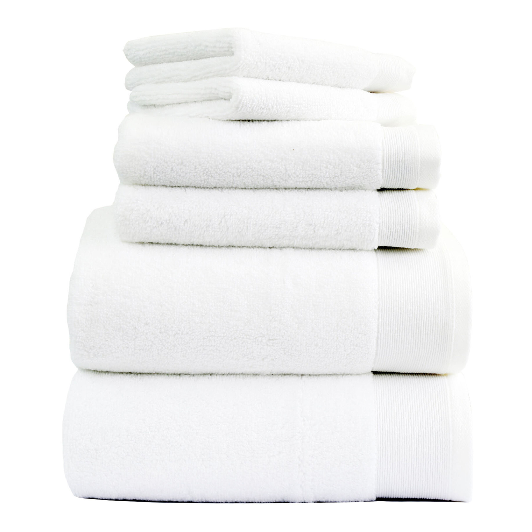 Hearth & Harbor Bath Towel Collection, 100 Cotton Luxury Soft Set of 4