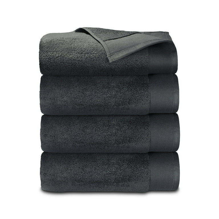 Gray Bath Towels Set,4 Oversized Large Bath Towels Sheet,4 Anti Frizz Hair  Towel Wrap-600 GSM Oversized Bath Sheet,Extra Large Microfiber - Quick