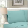 thumbnail image 1 of Luxury 1000 Thread Count Egyptian Cotton Sheet Set - Queen, Teal, 1 of 1