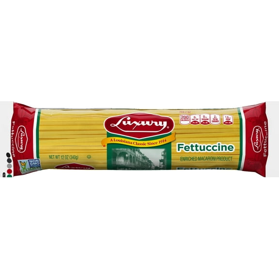 Luxury Fettuccine Pasta, 24-Pack (12 oz Each) – Authentic Italian-Style Pasta for Alfredo, Carbonara & More