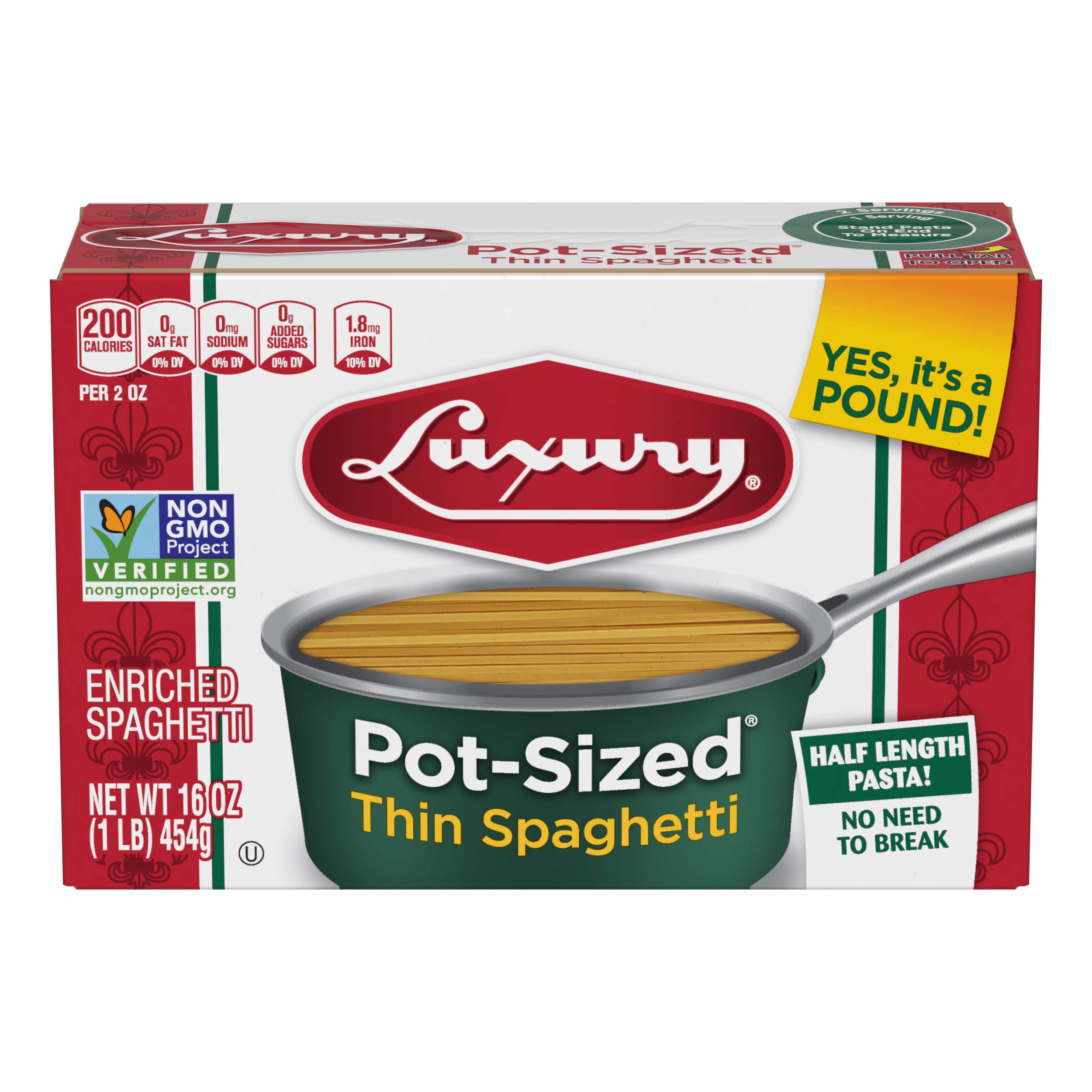 Luxury 16 oz Thin Spaghetti