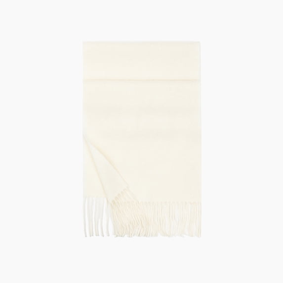 Luxury 18.5 Micron Fine Wool Scarf, 100% Virgin Lamb Wool Winter Wrap with Fringe,190*31cm,1