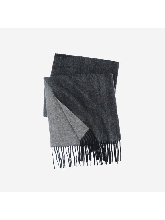 Luxury 18.5 Micron Fine Wool Scarf, 100% Virgin Lamb Wool Winter Wrap with Fringe,190*31cm,22