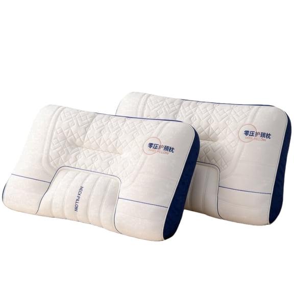 Luxury 2-Pack Zero Pressure Pillow (23.62" x 15.75"), Layered Structure & Supportive