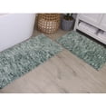 thumbnail image 1 of Essential 2-Piece Bathroom Contour and Toilet Lid Cover Set, Plush Microfiber Contour Rug and Non-Slip Toilet Lid Cover, Ultra Absorbent, Quick-Dry, Machine Washable, Green, 1 of 9