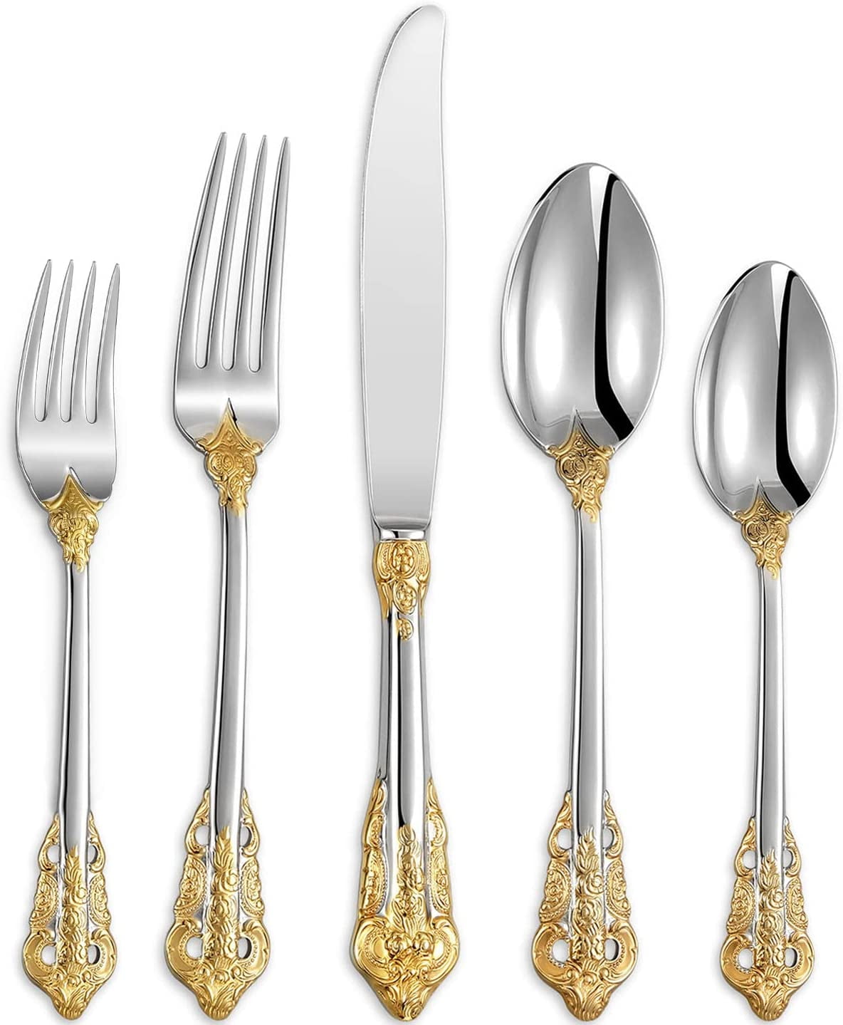 Luxury 20 Pieces 18/10 Stainless Steel Flatware set, Service for 4 ...