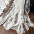 thumbnail image 1 of Luxury 200x78cm Mulberry Silk Scarf, Water Wave Pattern Sun Shawl & Wrap,200*78cm,milky white, 1 of 13