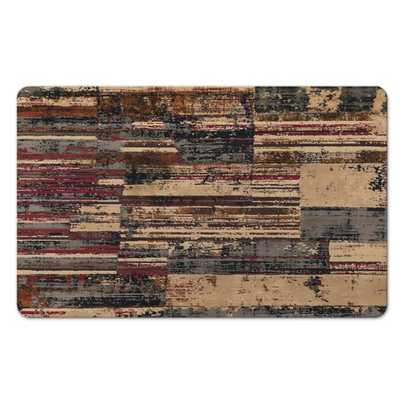 Luxury 20x32 inch Bathroom Mat: Versatile Machine Washable Mat, Reversible and Perfect for Entryway, Kitchen, Bedroom - Indoor and Outdoor Welcome Rug with Stunning Layered Floor Design