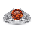 thumbnail image 1 of Luxury 2Ct Moissanite Jewelry for Women S925 Sterling Silver Ring Wedding Bands Pass Diamond Tester, 1 of 1