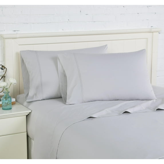 Luxury 300 Thread Count Cotton Percale 22-Inch Extra-Deep Pocket Sheet Set