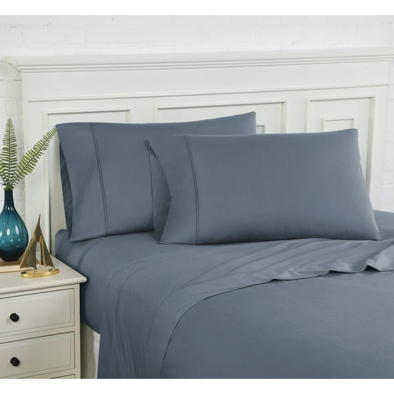 Luxury 300 Thread Count Cotton Percale 22-Inch Extra-Deep Pocket Sheet Set