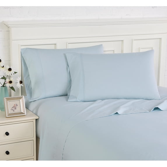 Luxury 300 Thread Count Cotton Percale 22-Inch Extra-Deep Pocket Sheet Set