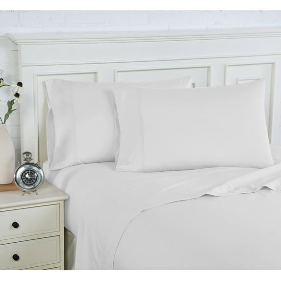 Luxury 300 Thread Count Cotton Percale 22-Inch Extra-Deep Pocket Sheet Set