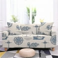 thumbnail image 1 of Luxury 3D Anchor Print Sofa Cover Slipcover Stretch Sofa Covers for Living Room Elastic Couch Chair Cover 1-4-seater, 1 of 5