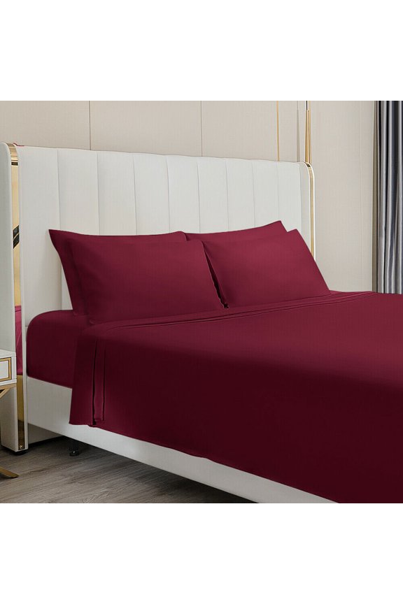 Luxury 3piece Bedding Sheet Set Soft 1800 Thread Count Egyptian Deep Pocket