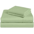 thumbnail image 1 of Luxury 400 Thread Count, 4 Piece Bed Sheet Set, 14" Deep Pocket, 100% Egyptian Cotton, Full XL Size - Sage Solid, 1 of 7