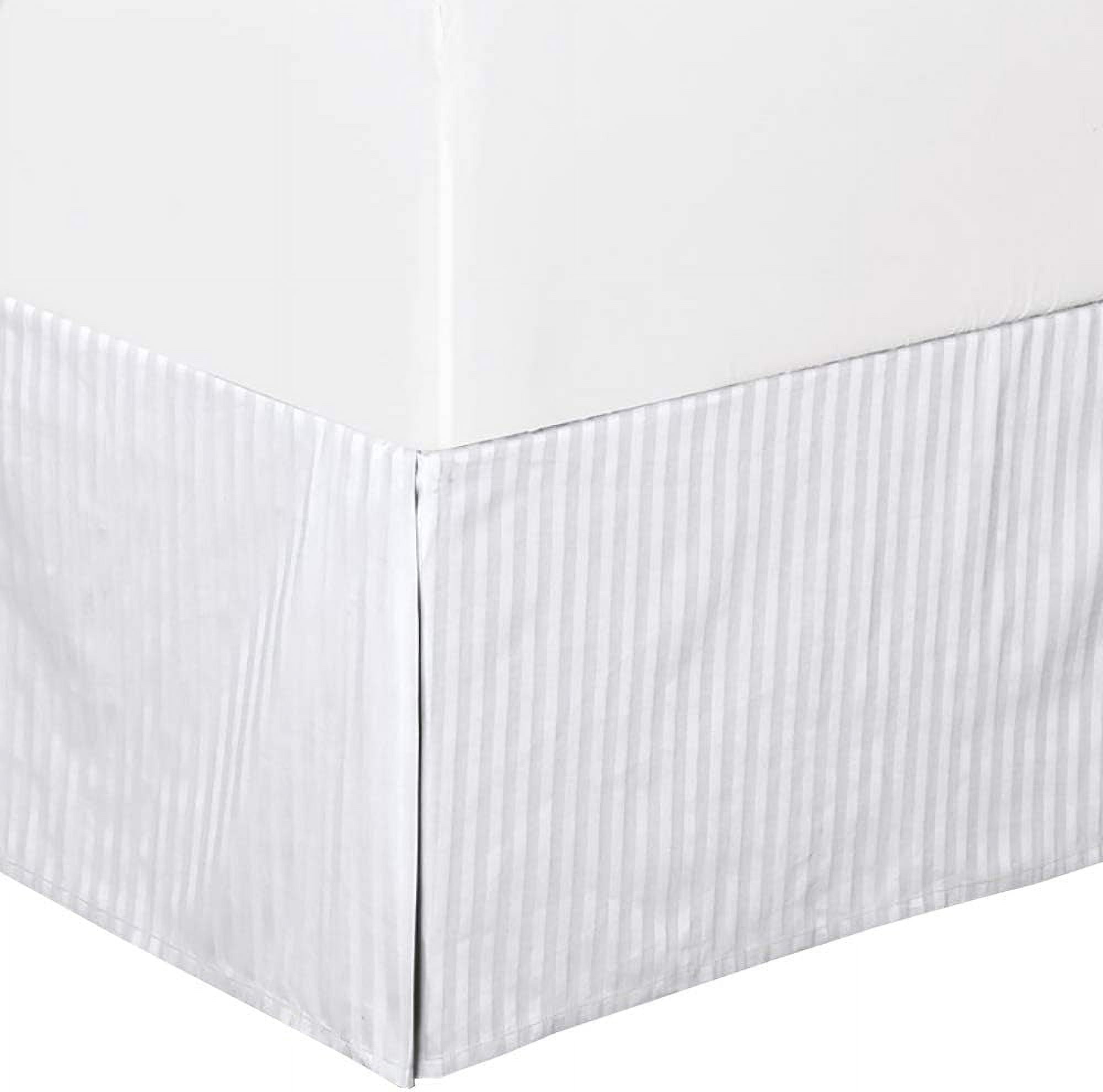 Luxury 500 TC Egyptian Cotton 1-PC Bed Skirt, California King Size ...