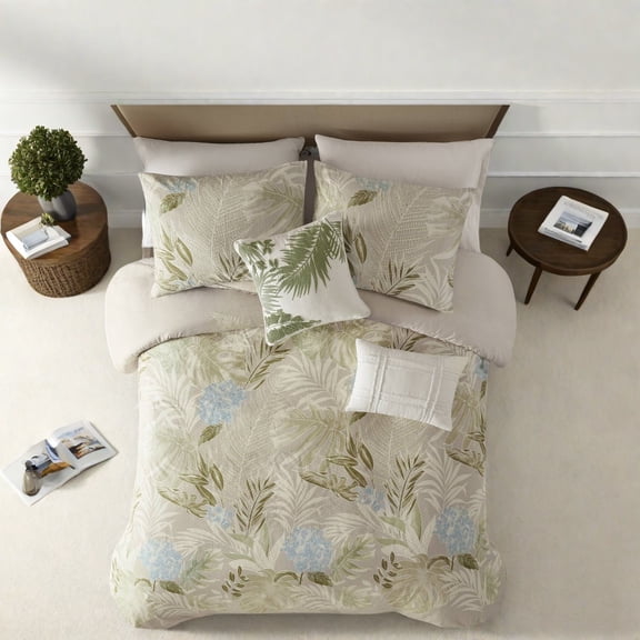 Luxury 5Piece Bedding Sets 100% Cotton Tropical Design for King Beds