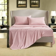 Luxury 5Piece Twin Bedding Set UltraSoft Microfiber Vintage Floral Design for AllSeasons