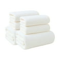 thumbnail image 1 of Luxury 6-Piece Bath Towel Set Soft Absorbent Quick-Drying Plush Towels for Spa Bathroom Pool Beach Home Use Gift, 1 of 5