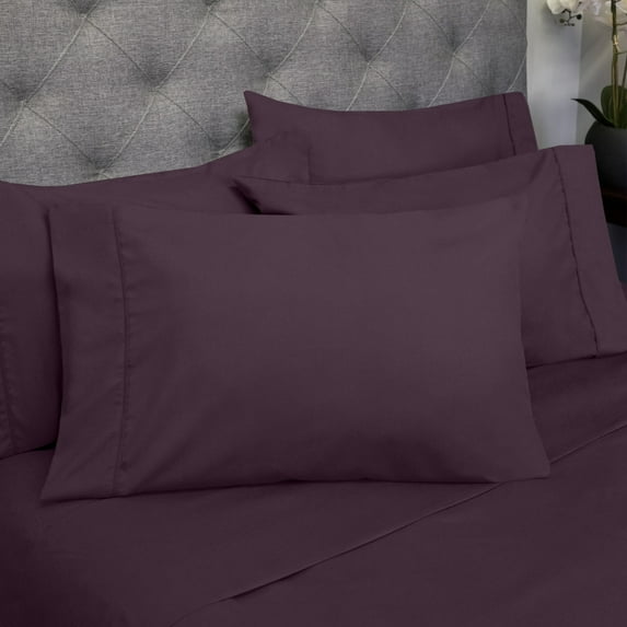 Luxury 6 Piece Bed Sheet Set Deep Pocket Egyptian Soft 1500 Thread Count Bedding