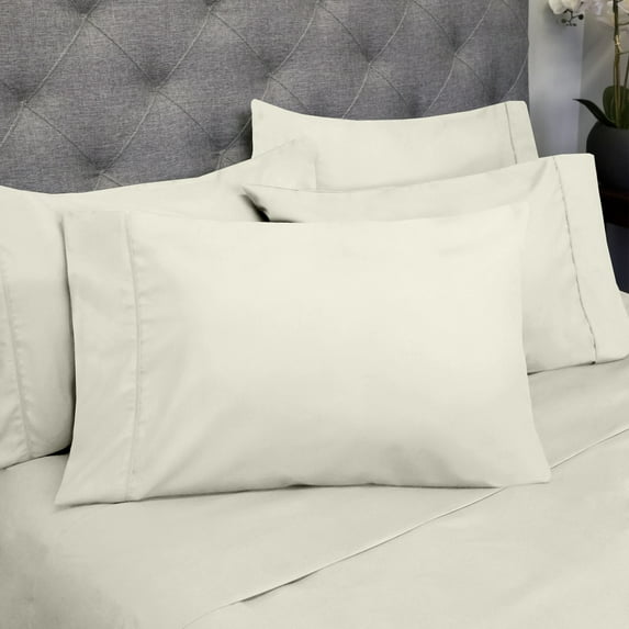 Luxury 6 Piece Bed Sheet Set Deep Pocket Egyptian Soft 1500 Thread Count Bedding