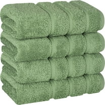 Luxury 6 Piece Towel Set, 2 Bath Towels 2 Hand Towel 2 Washcloths, 600 GSM 100% Cotton Turkish Towels for Bathroom, Malibu Peach Towel Sets