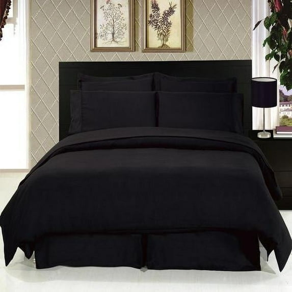 Luxury 8 Piece Easy Care Soft 100% Microfiber Bed in a Bag Bedding Set