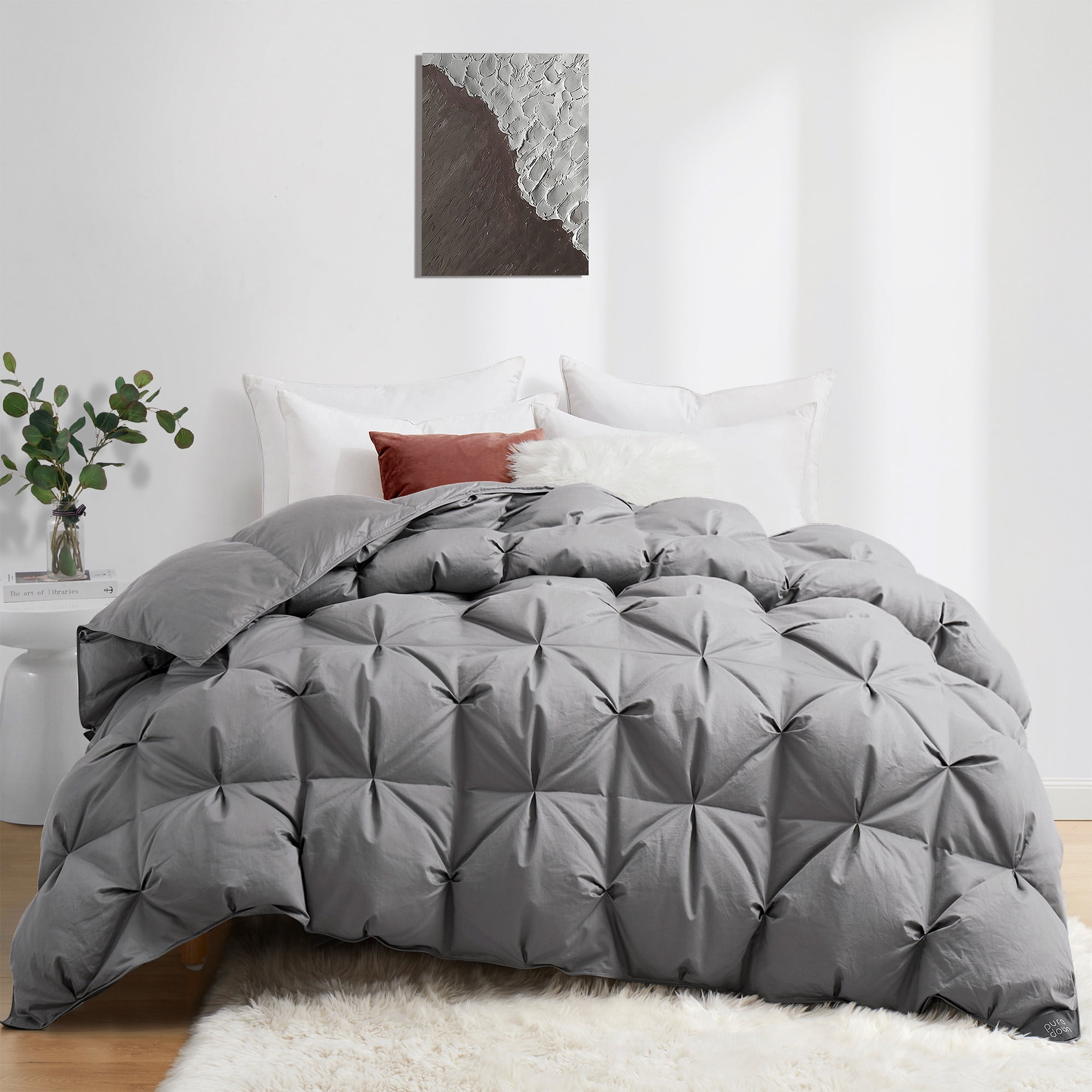 Luxury 800 Fill Power White Goose Down Winter Comforter