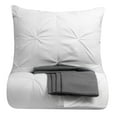 thumbnail image 1 of Luxury 9 Piece Pinch Pleat Pintuck Comforter and Sheets Bed in a Bag Set, 1 of 4