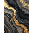 thumbnail image 1 of Luxury Abstract Geode Gold Black Marble Swirl Canvas Art for Living Room Bedroom Office Hotel Lobby Entryway Gallery Decor, 1 of 8