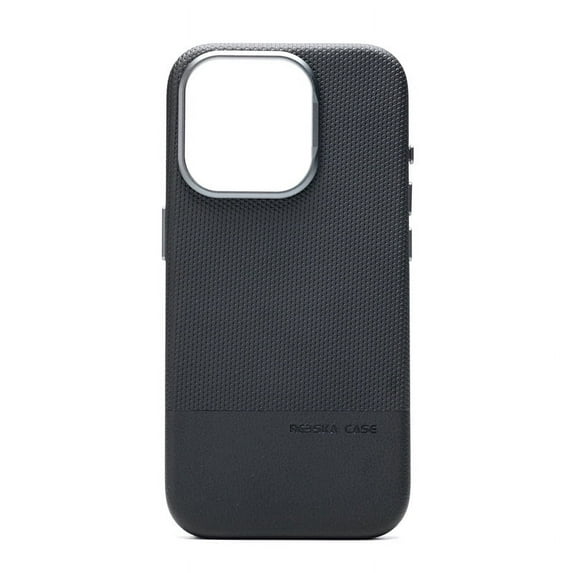 Luxury Alloy Lens MagSafe Leather Phone Case for iPhone 15pro 14 14pro max 13 Pro Hit color Wireless Charging Shockproof Cover (black,For iPhone 15)