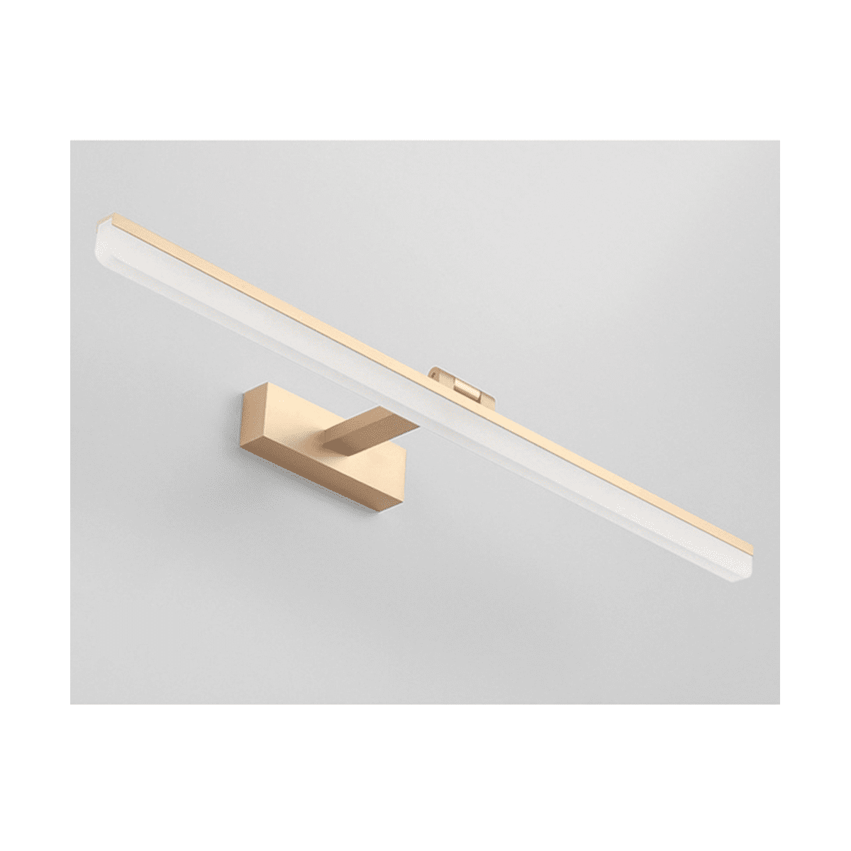 Luxury Aluminum Acrylic Bathroom Vanity Mirror Wall Front, US PlUG A