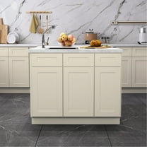 Luxury Antique White Sink Base Cabinet - 30" W X 24" D 34.5" H Plywood 2 Doors 30x24x34.5