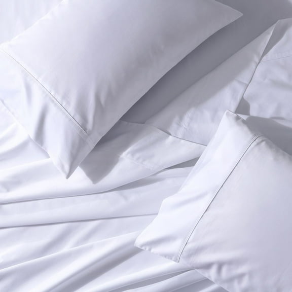 Luxury Attached Waterbed Sheet Set 650 Thread Count Solid Sateen