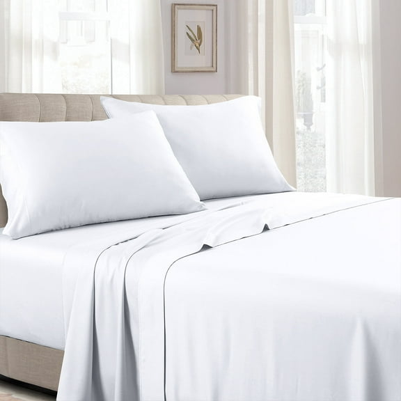 Luxury Attached Waterbed Sheet Set - Solid 300 Thread Count