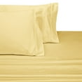 thumbnail image 1 of Luxury Attached Waterbed Sheets 100% Cotton 600 Thread Count Solid- King - Gold, 1 of 2