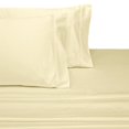 thumbnail image 1 of Luxury Attached Waterbed Sheets 100% Cotton 600 Thread Count Solid- Queen - Ivory, 1 of 2