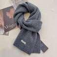 thumbnail image 1 of Australian 100% Wool Scarf, 160x20cm Lightweight Knit, Winter Wrap for Men & Women,160*20cm,4, 1 of 23