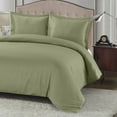 thumbnail image 1 of Luxury Bamboo Cotton 3-Piece Duvet Cover Set (Bamboo Hybrid), 1 of 3