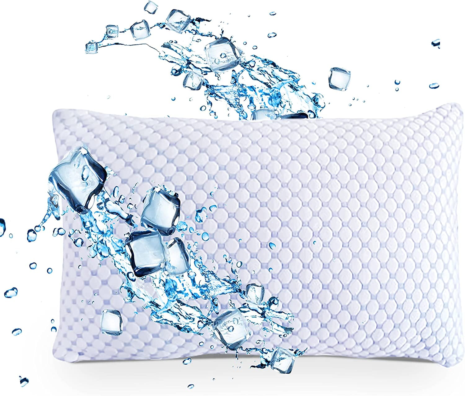 Luxury Bamboo Pillow for Sleeping, Premium Adjustable Memory Foam